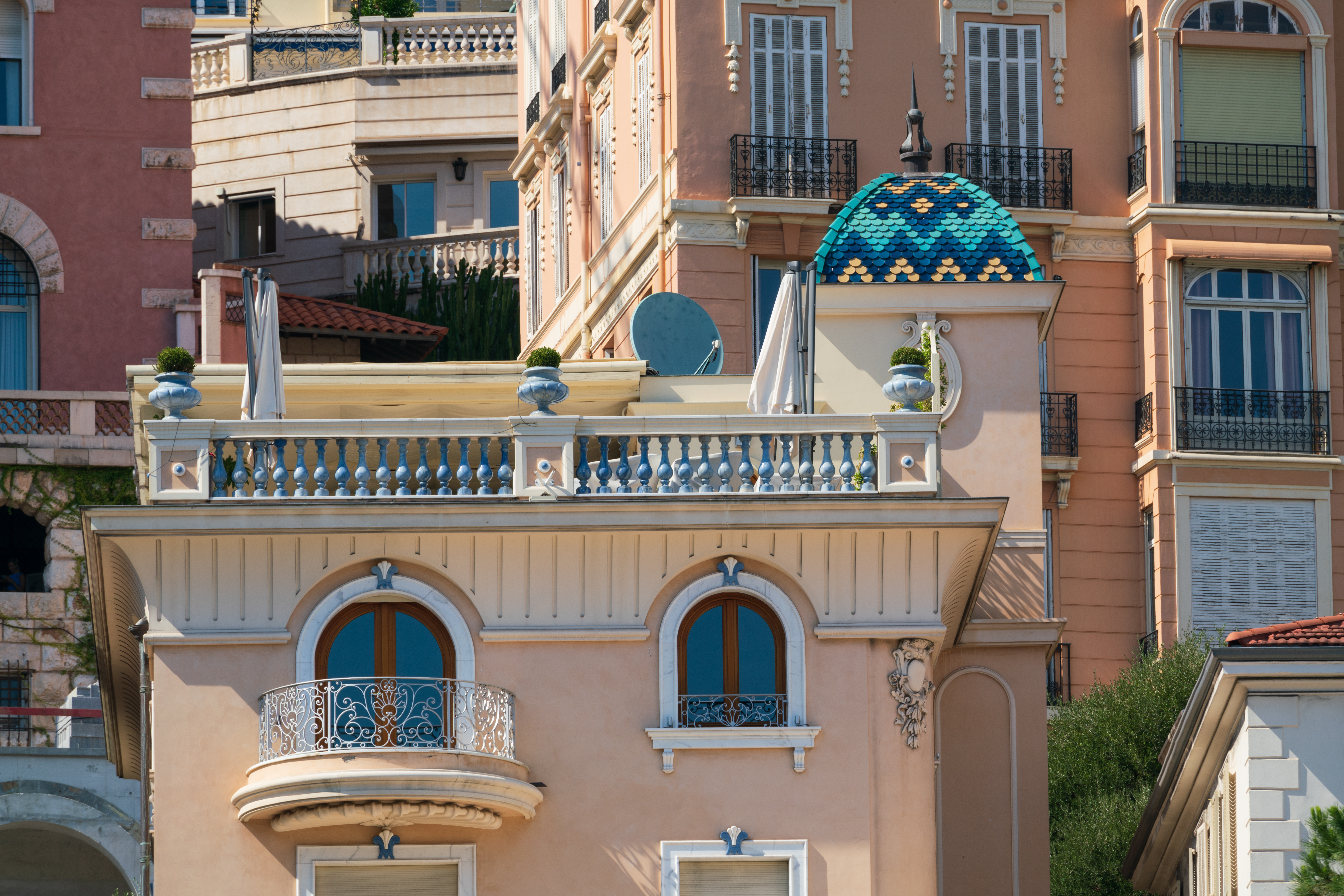 Architecture building style in Monaco